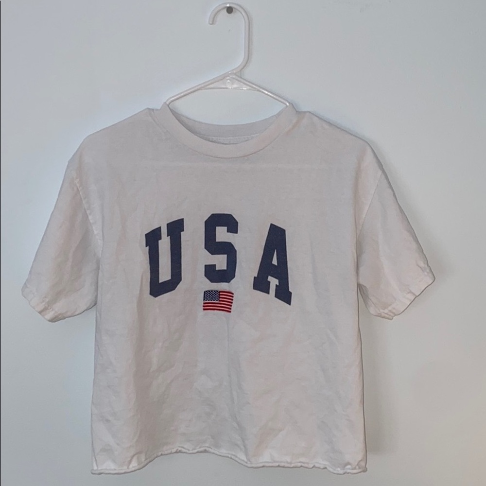 Cropped tee-shirt